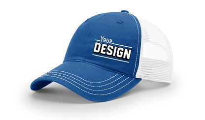 Custom Richardson 111 Hat — Garment Washed Trucker Cap