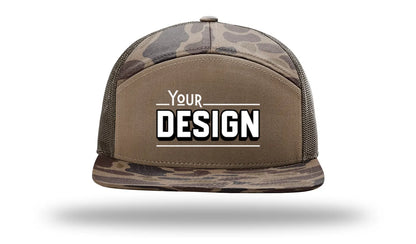 168P | PRINTED 7 PANEL TRUCKER