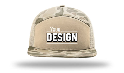 168P | PRINTED 7 PANEL TRUCKER