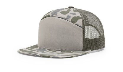 168P | PRINTED 7 PANEL TRUCKER
