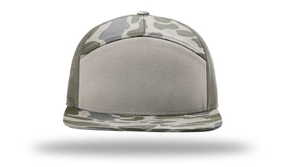 168P | PRINTED 7 PANEL TRUCKER