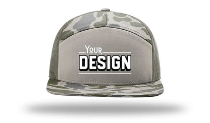 168P | PRINTED 7 PANEL TRUCKER