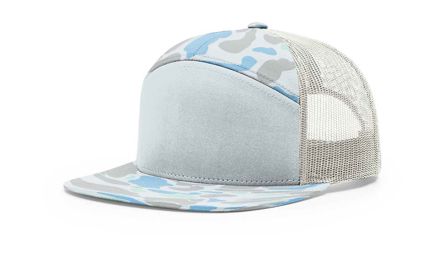 168P | PRINTED 7 PANEL TRUCKER