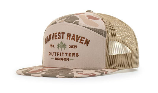 168P | PRINTED 7 PANEL TRUCKER