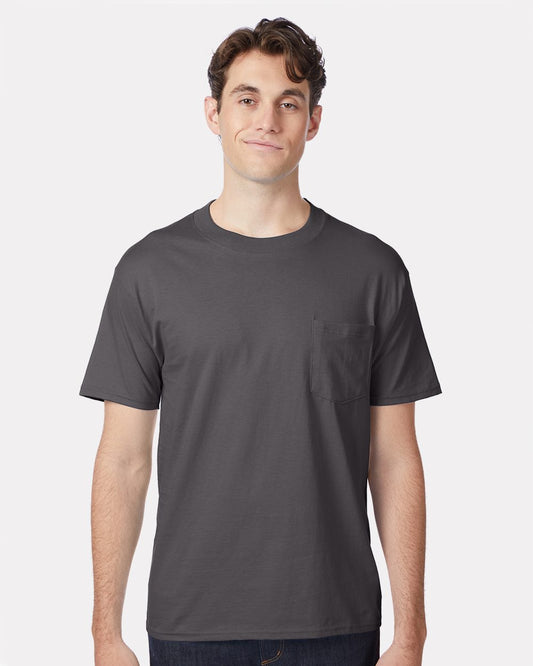 Hanes Beefy-T® Pocket T-Shirt - 5190