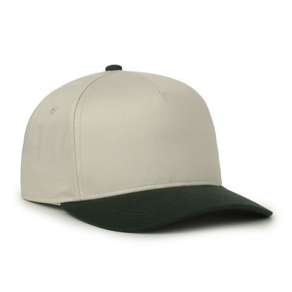 OC560 Ivory/Dark Green - Front Quarter