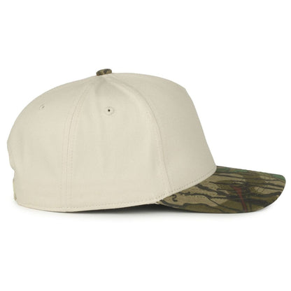 OC560 Ivory/Mossy Oak Greenleaf - Side Left