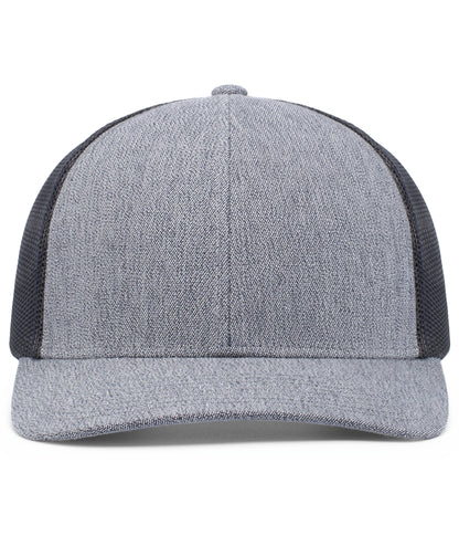 Melange Heather Low-Profile Trucker 210C