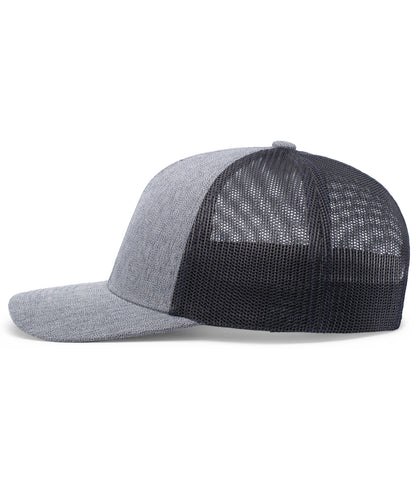 Melange Heather Low-Profile Trucker 210C