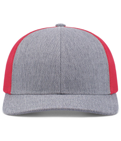 Melange Heather Low-Profile Trucker 210C
