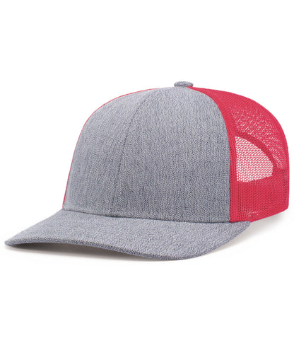 Melange Heather Low-Profile Trucker 210C