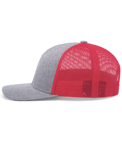 Melange Heather Low-Profile Trucker 210C