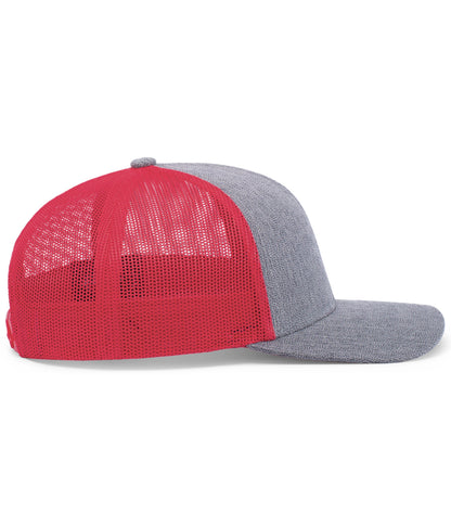 Melange Heather Low-Profile Trucker 210C