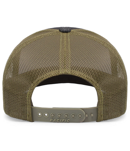 Melange Heather Low-Profile Trucker 210C