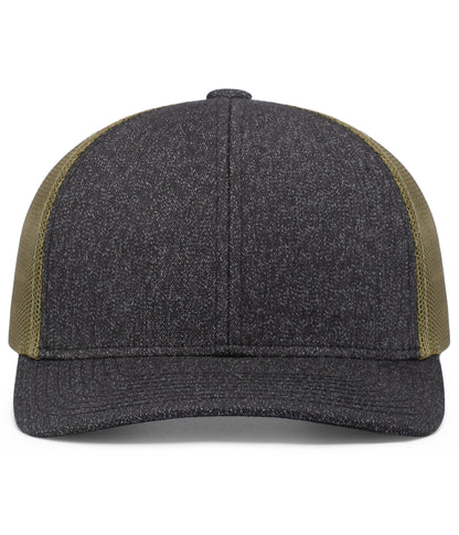 Melange Heather Low-Profile Trucker 210C