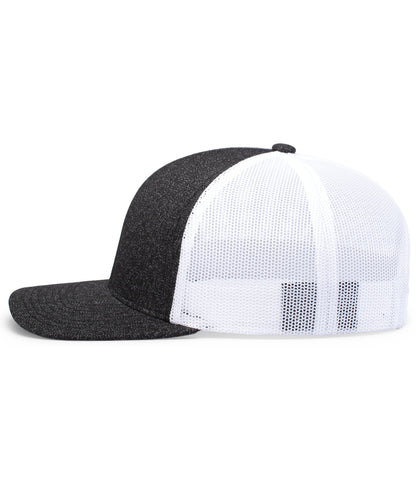 Melange Heather Low-Profile Trucker 210C