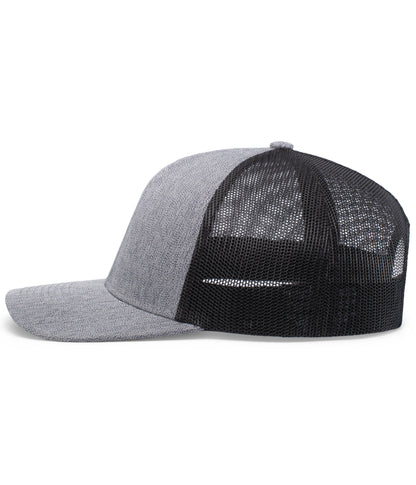 Melange Heather Low-Profile Trucker 210C