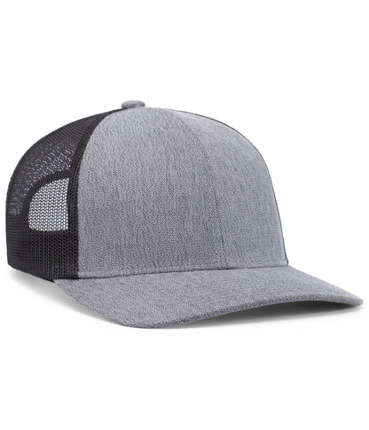 Melange Heather Low-Profile Trucker 210C