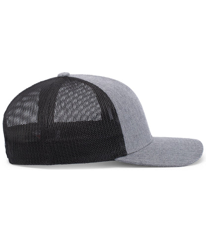 Melange Heather Low-Profile Trucker 210C