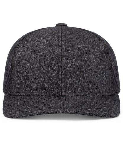 Melange Heather Low-Profile Trucker 210C