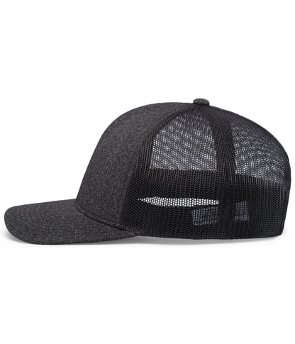 Melange Heather Low-Profile Trucker 210C