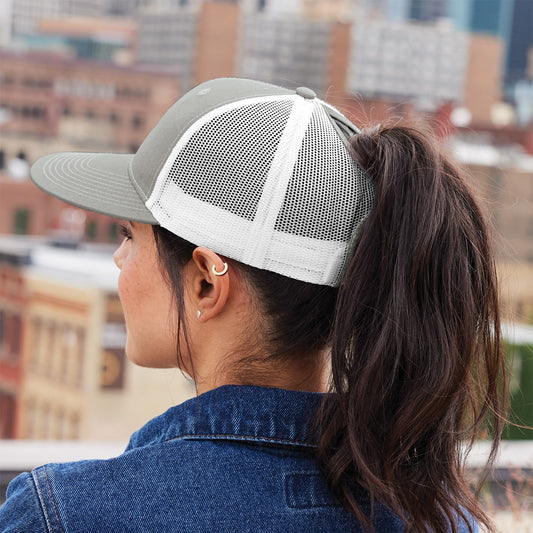 Port Authority Snapback Ponytail Trucker Cap LC111