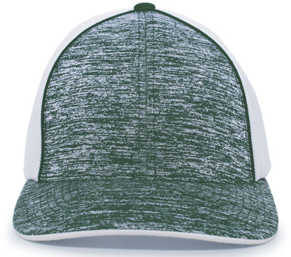 Aggressive Heather Trucker PacFlex Cap 406F