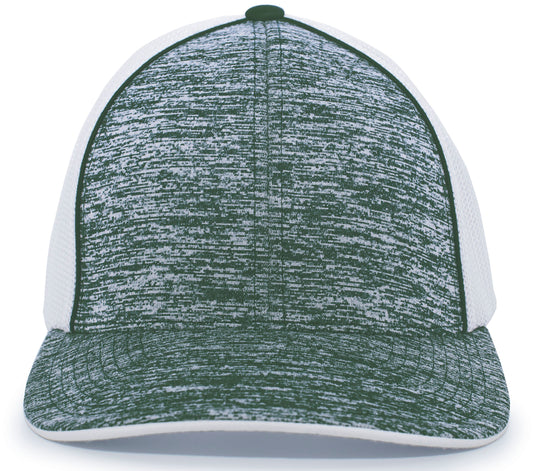 Aggressive Heather Trucker PacFlex Cap 406F