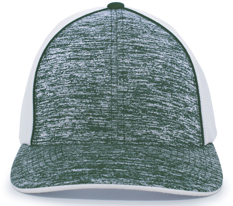 Aggressive Heather Trucker PacFlex Cap 406F