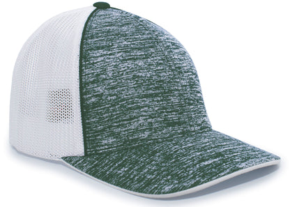 Aggressive Heather Trucker PacFlex Cap 406F