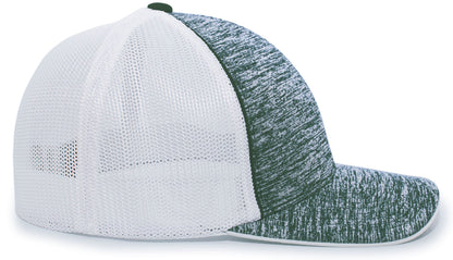 Aggressive Heather Trucker PacFlex Cap 406F