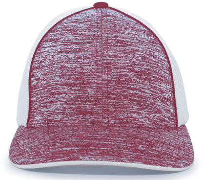 Aggressive Heather Trucker PacFlex Cap 406F
