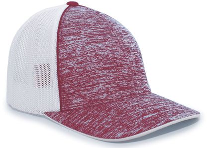 Aggressive Heather Trucker PacFlex Cap 406F