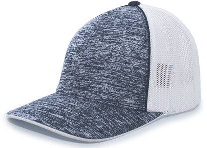 Aggressive Heather Trucker PacFlex Cap 406F