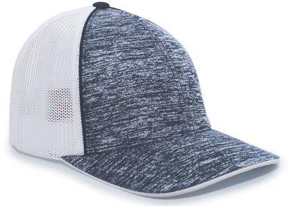 Aggressive Heather Trucker PacFlex Cap 406F