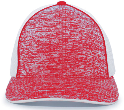 Aggressive Heather Trucker PacFlex Cap 406F