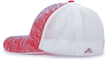 Aggressive Heather Trucker PacFlex Cap 406F