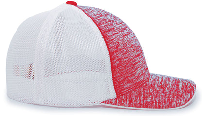 Aggressive Heather Trucker PacFlex Cap 406F