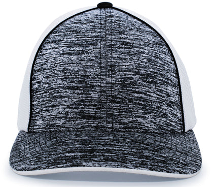Aggressive Heather Trucker PacFlex Cap 406F