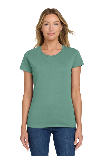 Custom Gildan Women's Heavy Cotton 100% Cotton T-Shirt. 5000L