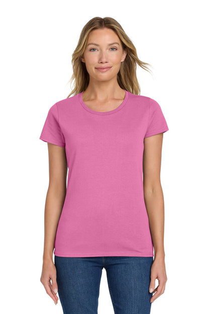 Custom Gildan Women's Heavy Cotton 100% Cotton T-Shirt. 5000L