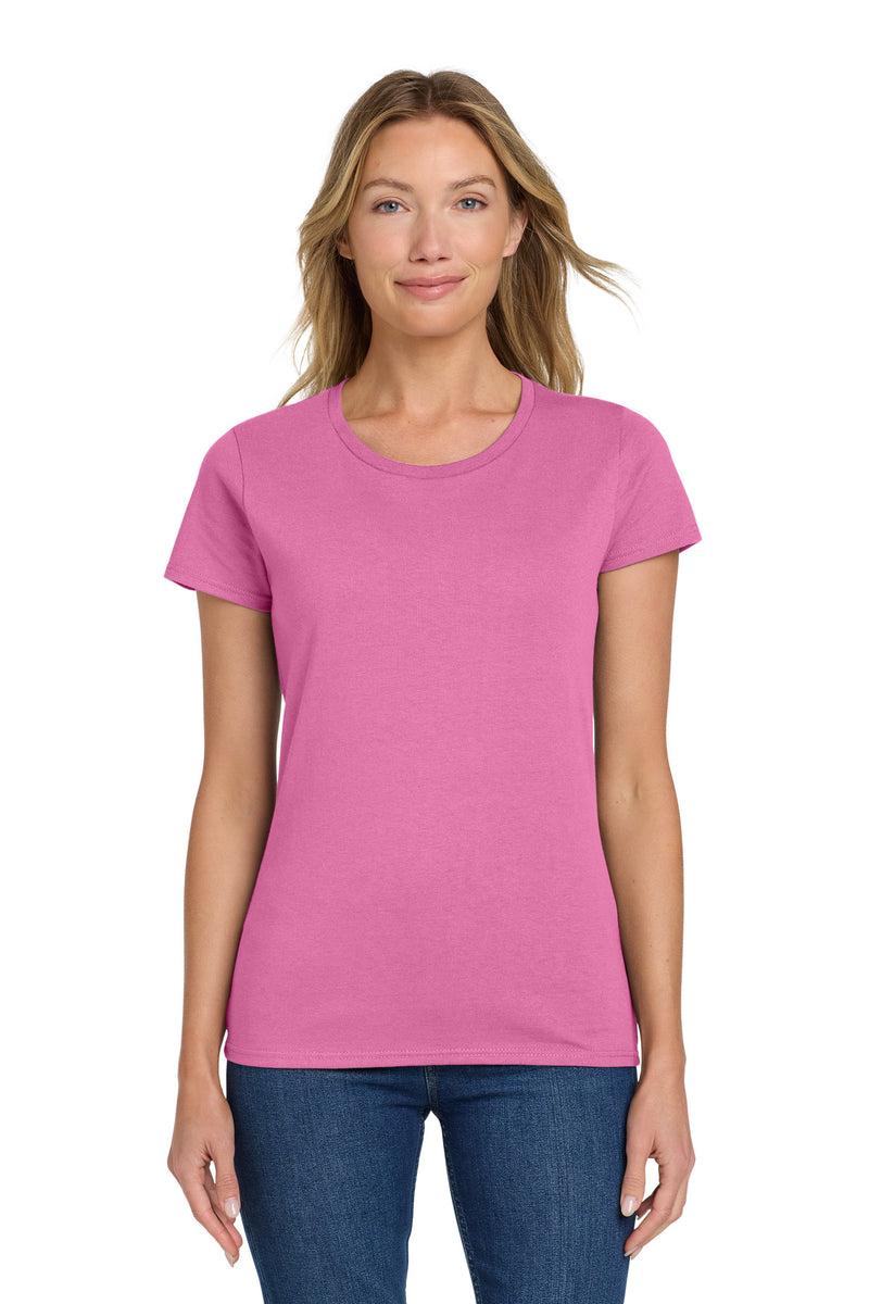 Custom Gildan Women's Heavy Cotton 100% Cotton T-Shirt. 5000L