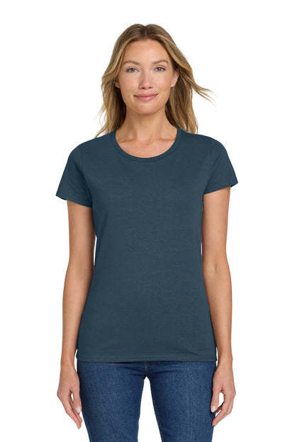 Custom Gildan Women's Heavy Cotton 100% Cotton T-Shirt. 5000L