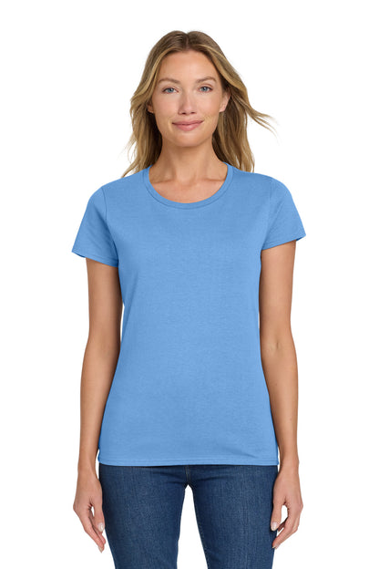 Custom Gildan Women's Heavy Cotton 100% Cotton T-Shirt. 5000L