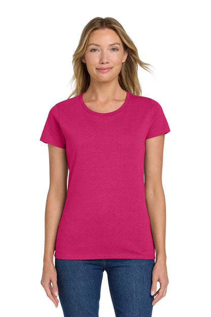 Custom Gildan Women's Heavy Cotton 100% Cotton T-Shirt. 5000L