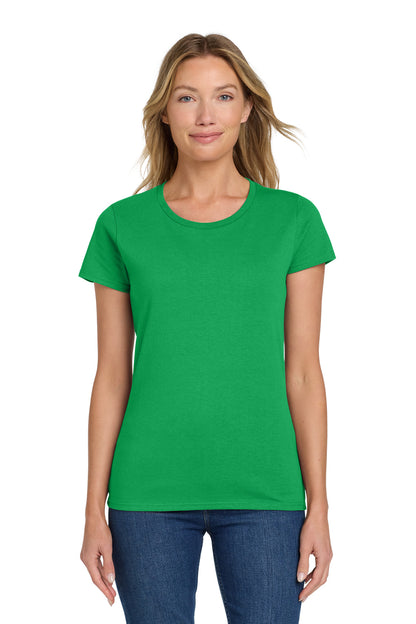 Custom Gildan Women's Heavy Cotton 100% Cotton T-Shirt. 5000L