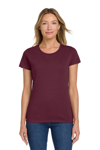 Custom Gildan Women's Heavy Cotton 100% Cotton T-Shirt. 5000L