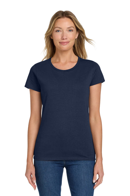 Custom Gildan Women's Heavy Cotton 100% Cotton T-Shirt. 5000L