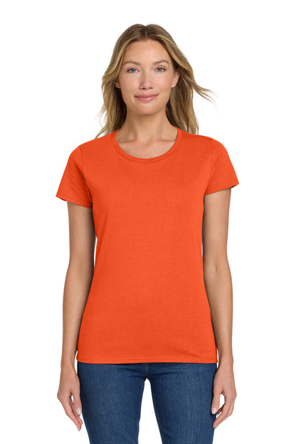 Custom Gildan Women's Heavy Cotton 100% Cotton T-Shirt. 5000L