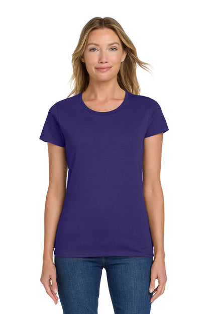 Custom Gildan Women's Heavy Cotton 100% Cotton T-Shirt. 5000L